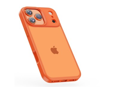 Tech-Protect MagMat case for iPhone 17 Pro - orange and matte Tech-Protect MagMat case for iPhone 17 Pro - orange and matte