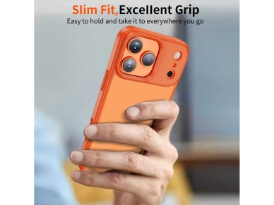 Tech-Protect MagMat Case for iPhone 17 Pro Max - Orange Tech-Protect MagMat Case for iPhone 17 Pro Max - Orange