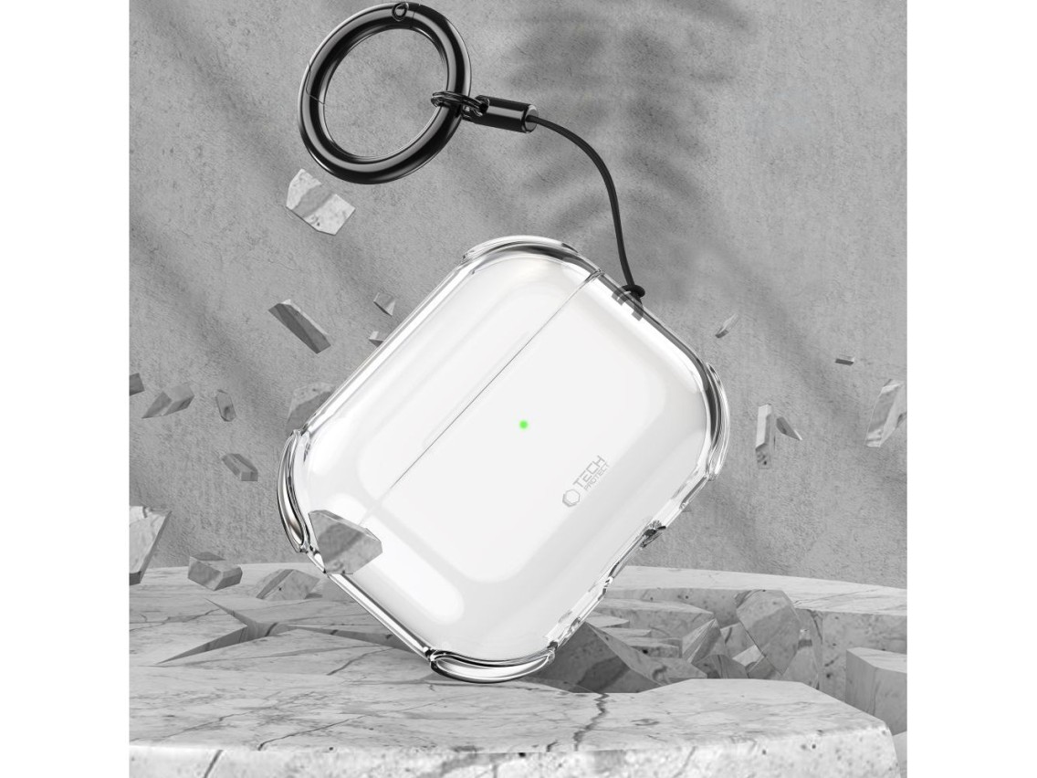 Capa Tech-Protect Bounce para AirPods Pro 3 - Transparente