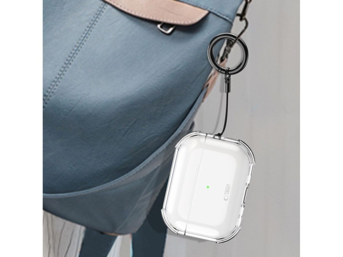 Capa Tech-Protect Bounce para AirPods Pro 3 - Transparente