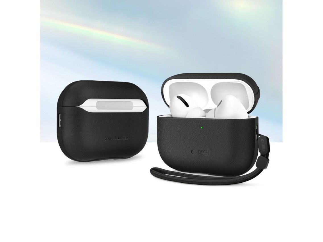 Capa Tech-Protect NaturalFit para AirPods Pro 3 - Preta