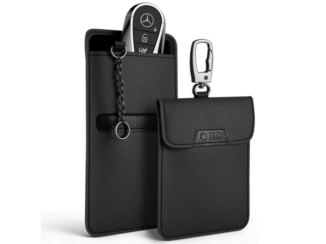 Capa antifurto para chave de carro Tech-Protect KLR400 - Preta