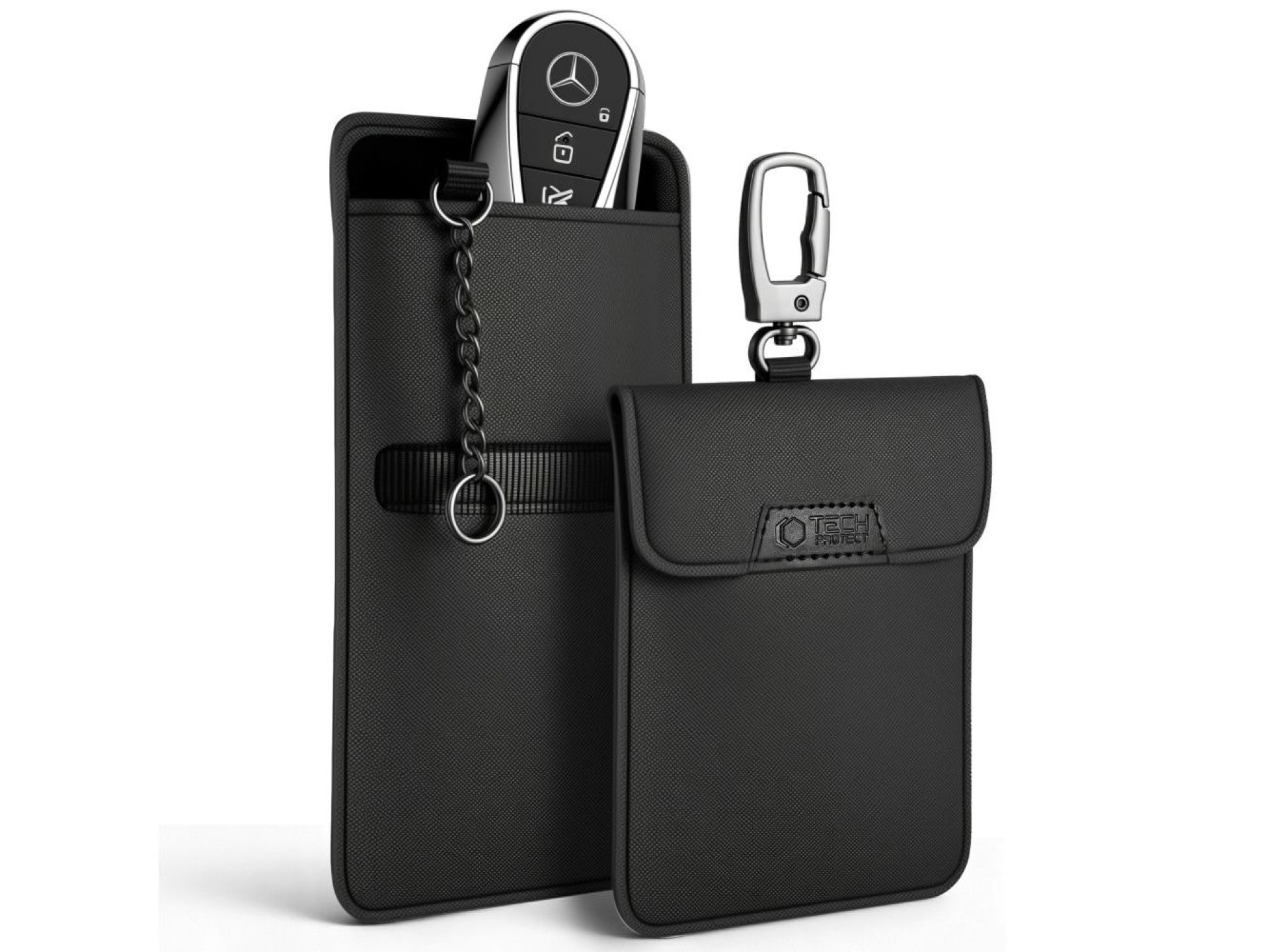 Capa antifurto para chave de carro Tech-Protect KLR400 - Preta