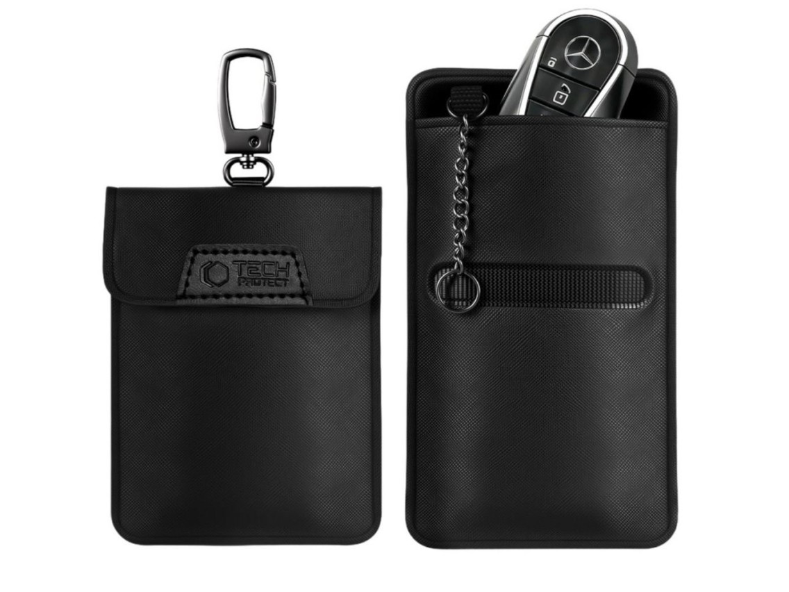 Capa antifurto para chave de carro Tech-Protect KLR400 - Preta