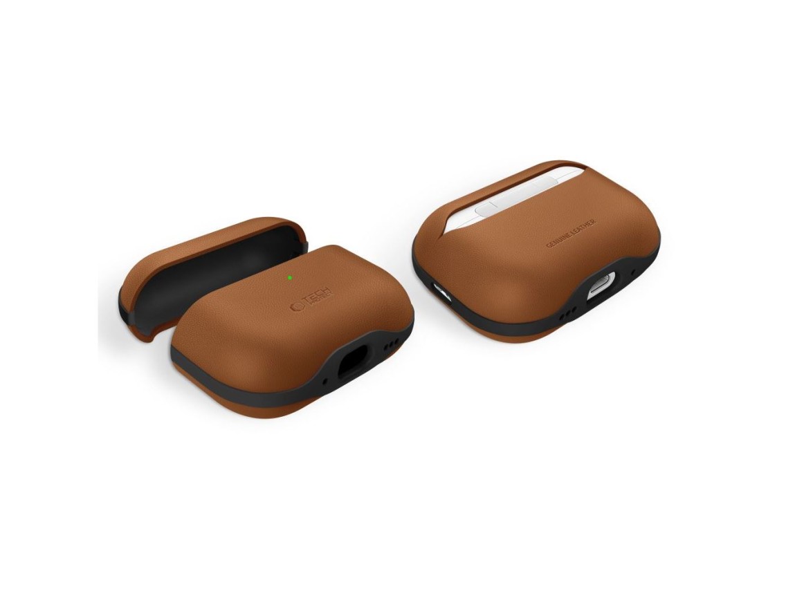 Capa Tech-Protect NaturalFit para AirPods Pro 3 - Marrom