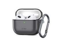 Capa de silicone Tech-Protect para AirPods Pro 3 - Preto fosco