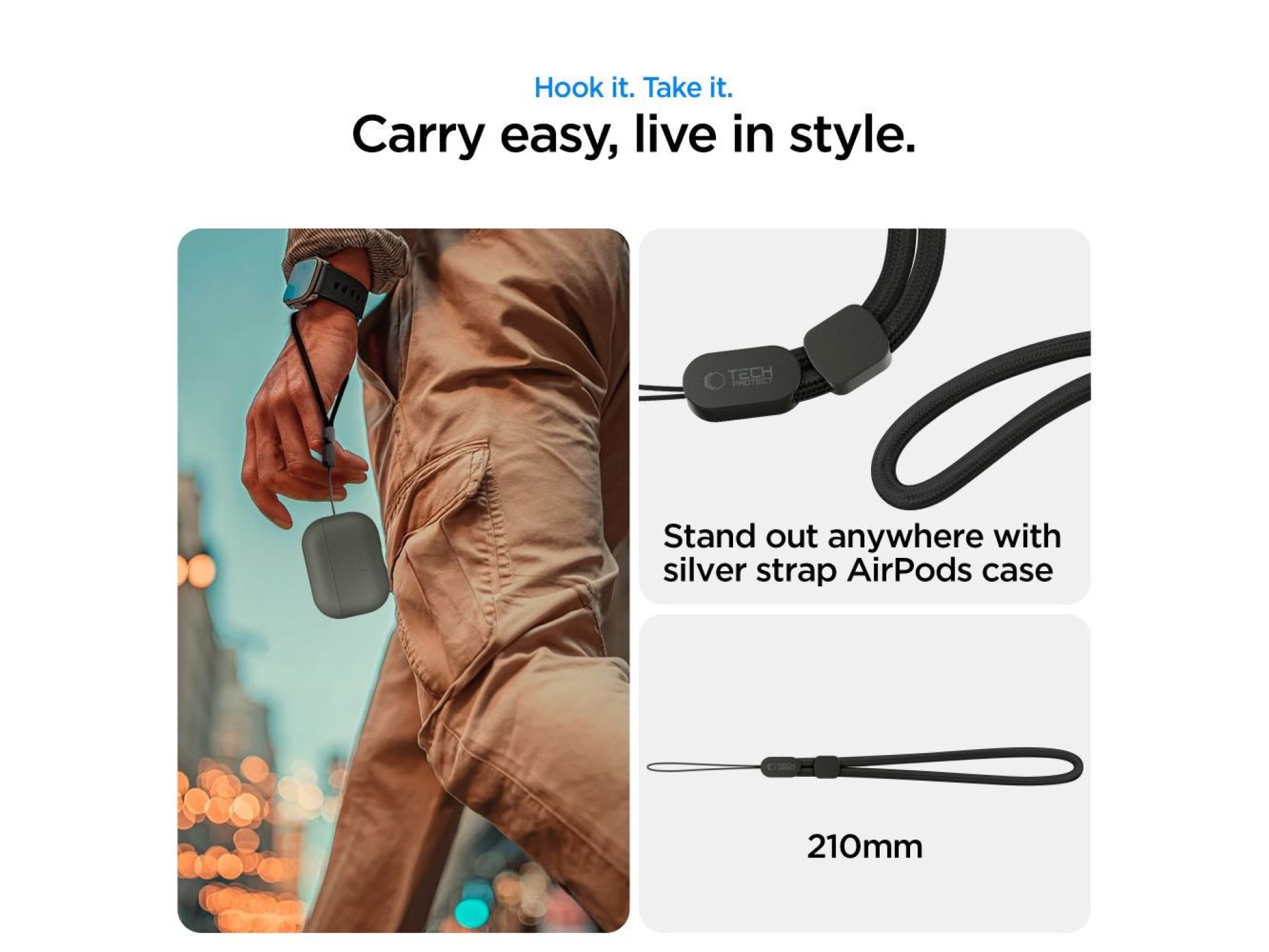 Tech-Protect NaturalFit Case for AirPods Pro 3 - Green