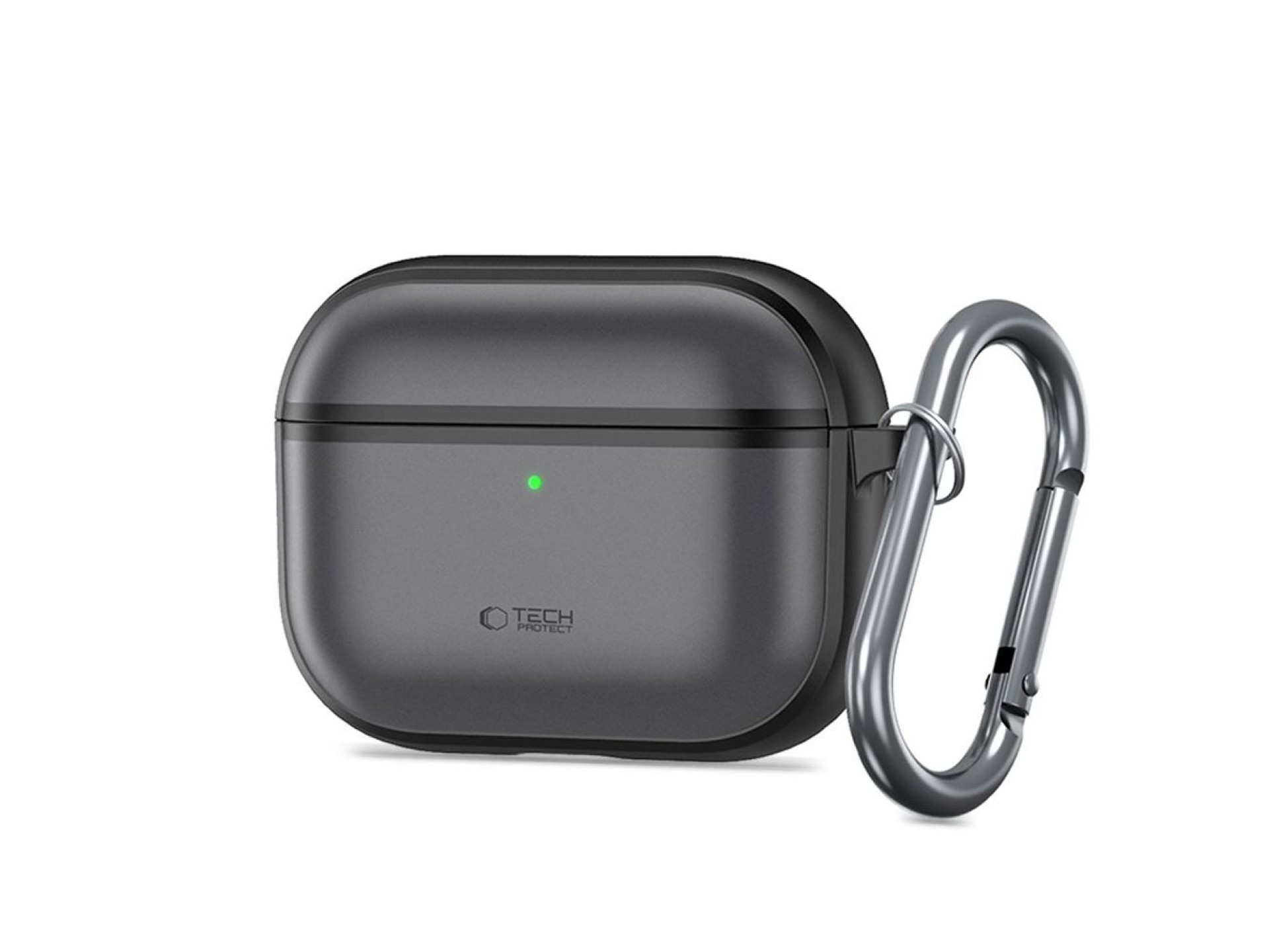 Capa de silicone Tech-Protect para AirPods Pro 3 - Preto fosco