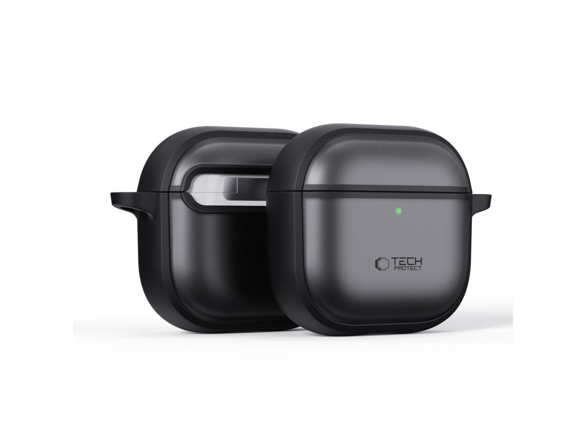 Capa de silicone Tech-Protect para AirPods Pro 3 - Preto fosco