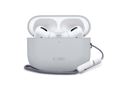Tech-Protect Silicone Case for AirPods Pro 3 - Gray Tech-Protect Silicone Case for AirPods Pro 3 - Gray