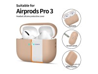 Tech-Protect Silicone Case for AirPods Pro 3 - Beige Tech-Protect Silicone Case for AirPods Pro 3 - Beige