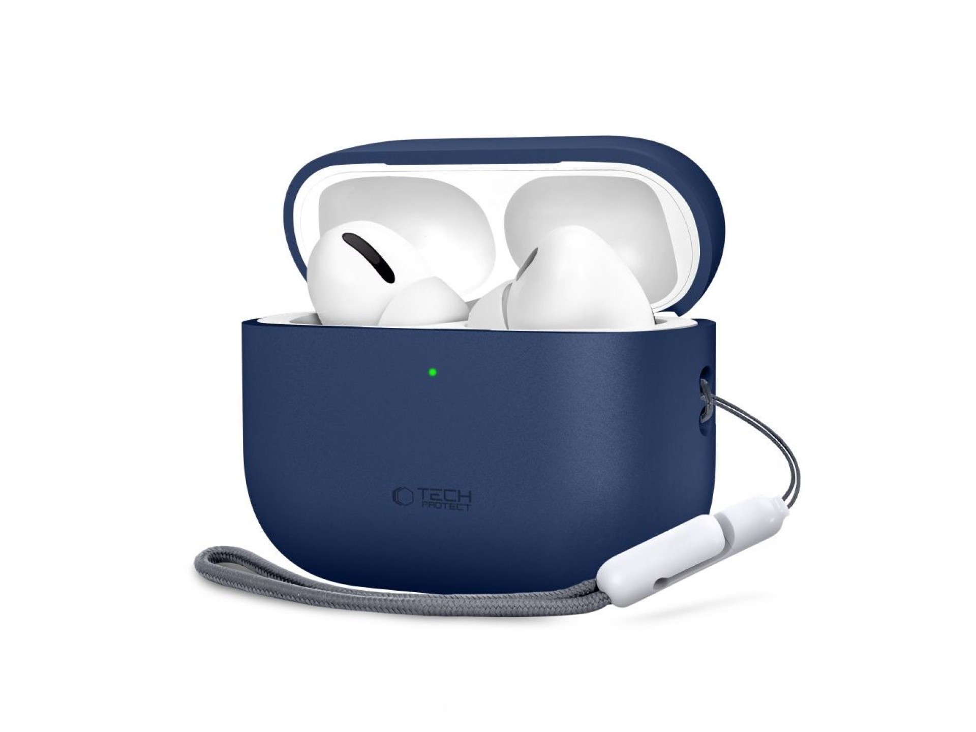 Funda de silicona Tech-Protect para AirPods Pro 3 - Azul marino