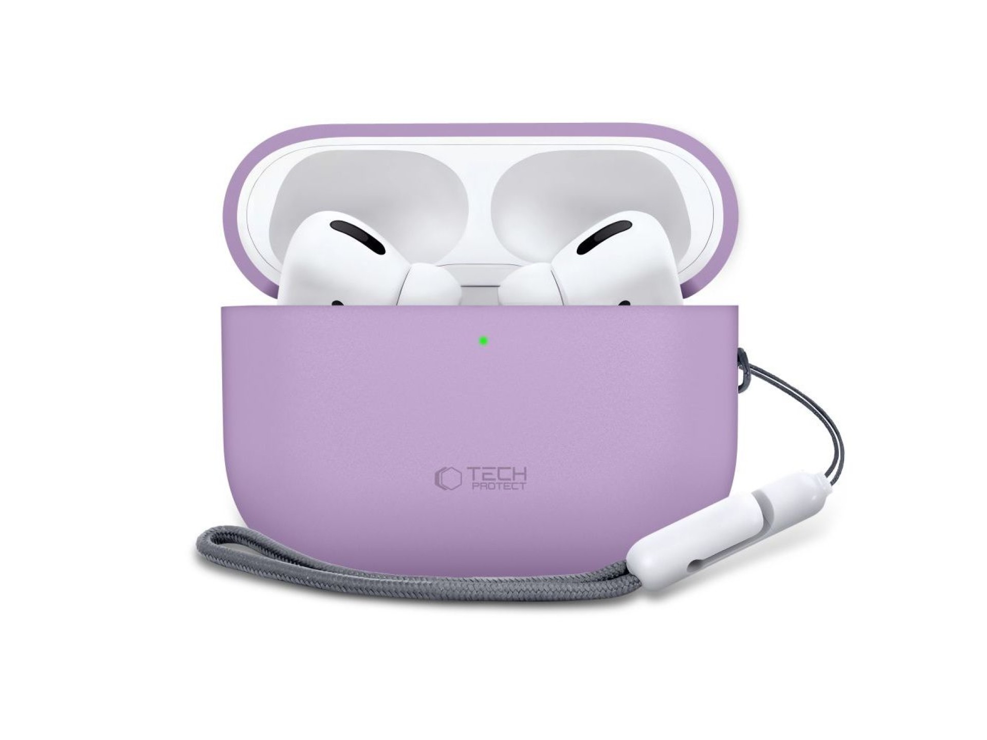 Capa de silicone Tech-Protect para AirPods Pro 3 - Roxa