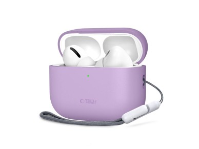 Funda de silicona Tech-Protect para AirPods Pro 3 - Morada Funda de silicona Tech-Protect para AirPods Pro 3 - Morada