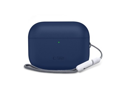 Funda de silicona Tech-Protect para AirPods Pro 3 - Azul marino
