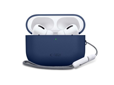 Funda de silicona Tech-Protect para AirPods Pro 3 - Azul marino