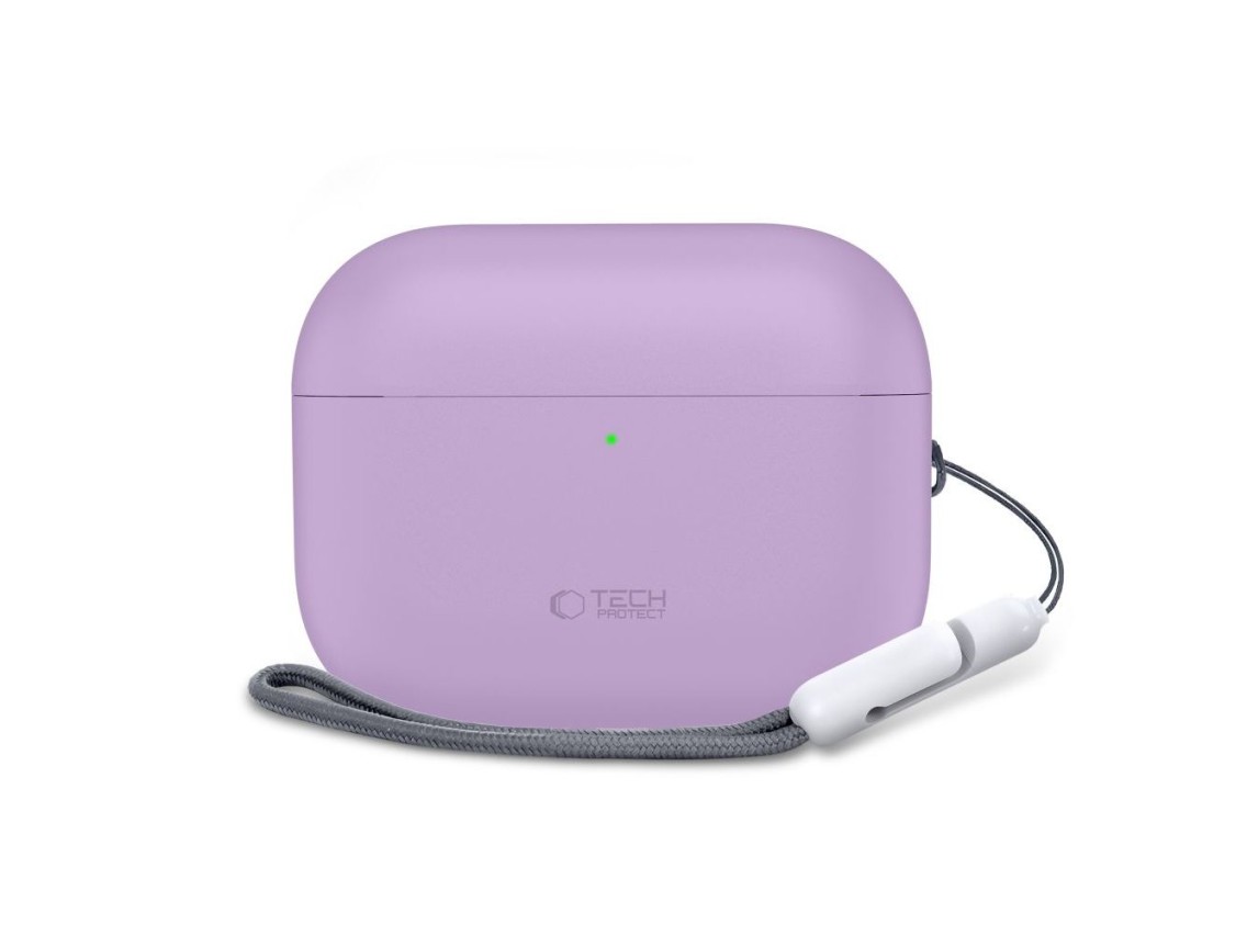 Capa de silicone Tech-Protect para AirPods Pro 3 - Roxa