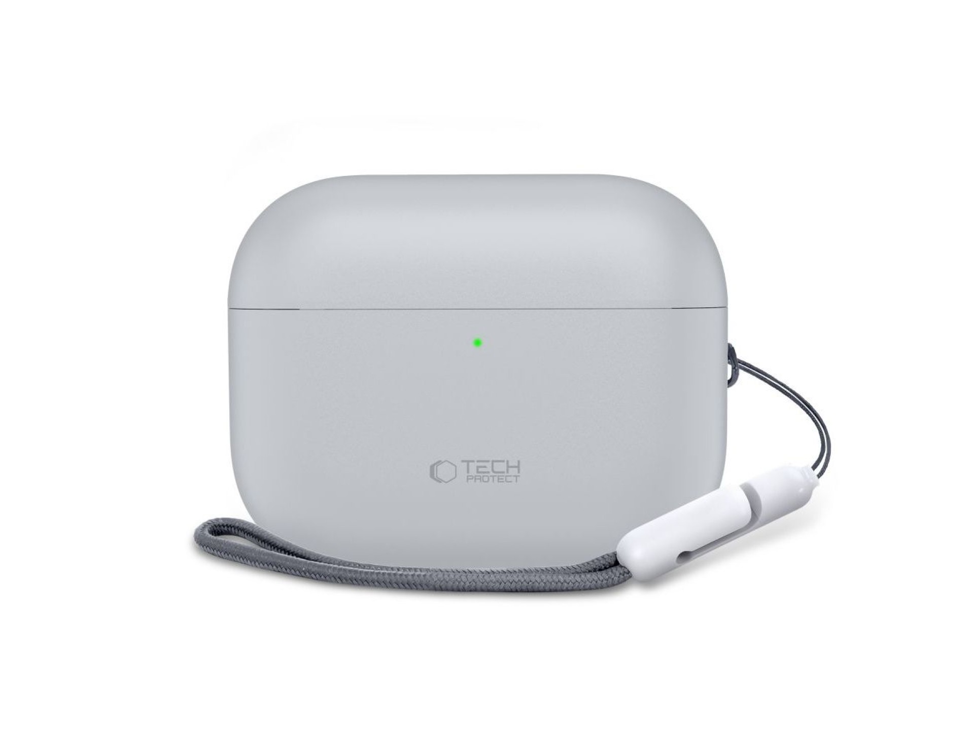 Funda de silicona Tech-Protect para AirPods Pro 3 - Gris