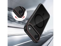 Funda Tech-Protect MagHybrid MagSafe para iPhone Air - Negra y roja Funda Tech-Protect MagHybrid MagSafe para iPhone Air - Negra y roja