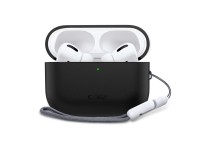Capa de silicone Tech-Protect para AirPods Pro 3 - Preta Capa de silicone Tech-Protect para AirPods Pro 3 - Preta