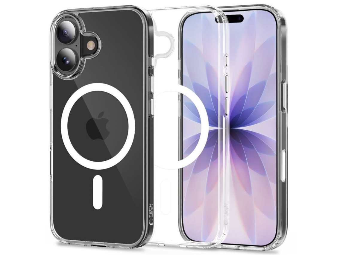 Tech-Protect Flexair Hybrid CC MagSafe Case for iPhone 17 - Clear