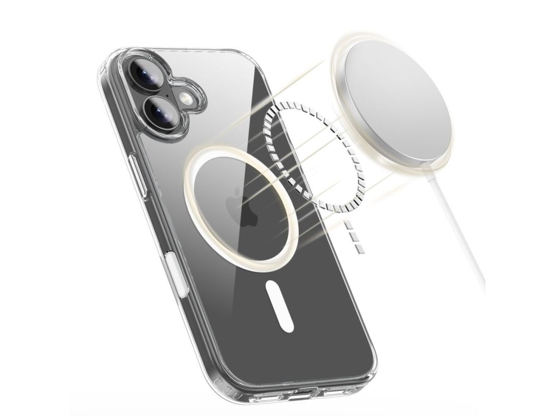 Tech-Protect Flexair Hybrid CC MagSafe Case for iPhone 17 - Clear