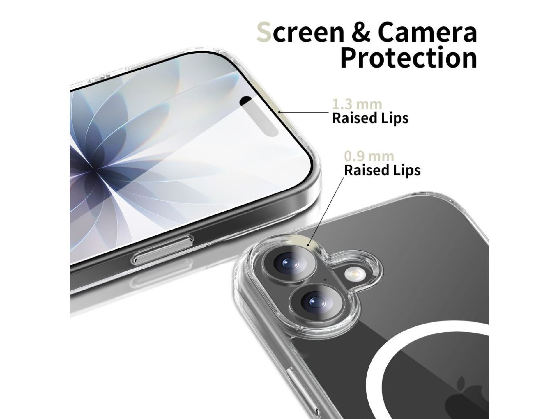 Tech-Protect Flexair Hybrid CC MagSafe Case for iPhone 17 - Clear