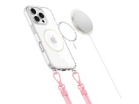 Tech-Protect Flexair Chain MagSafe Case for iPhone 16 Pro - Clear + 2 Lanyards (Pink and Gray) Tech-Protect Flexair Chain MagSafe Case for iPhone 16 Pro - Clear + 2 Lanyards (Pink and Gray)