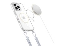 Tech-Protect Flexair Chain MagSafe Case for iPhone 16 Pro - Clear + 2 Lanyards (Pink and Gray) Tech-Protect Flexair Chain MagSafe Case for iPhone 16 Pro - Clear + 2 Lanyards (Pink and Gray)