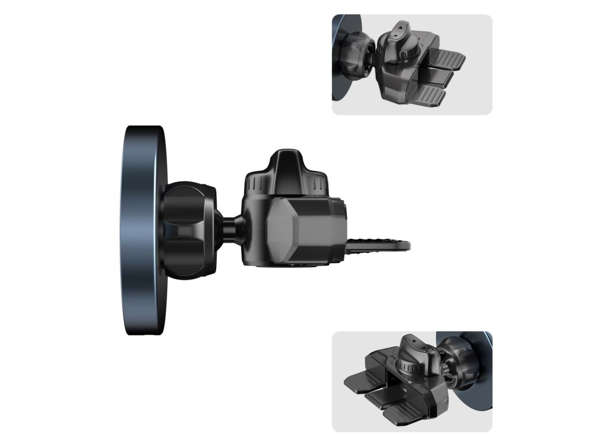 Suporte magnético MagSafe Tech-Protect mm15W-V5 para carro, para saída de ar/entrada de CD - Preto