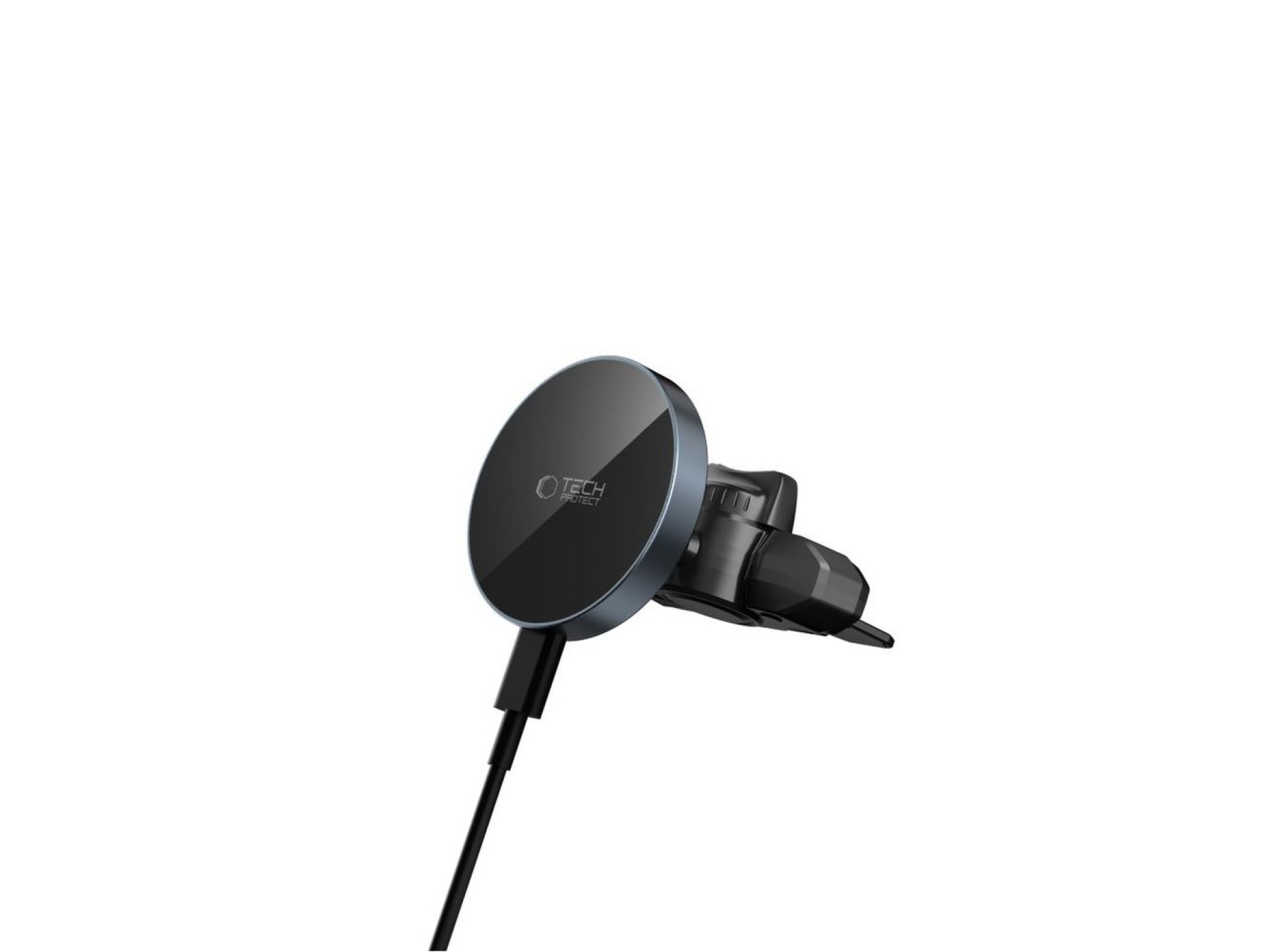 Suporte magnético MagSafe Tech-Protect mm15W-V5 para carro, para saída de ar/entrada de CD - Preto