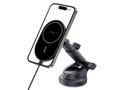 Tech-Protect mm15W-V6 Magnetic MagSafe Car Holder for Cockpit/Windshield/Air Vent - Black
