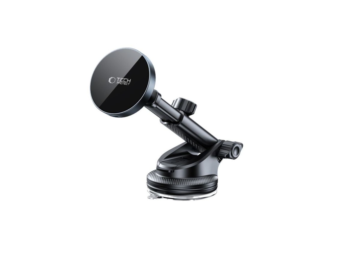 Soporte magnético para coche Tech-Protect mm15W-V5 MagSafe para habitáculo/parabrisas/rejilla de ven