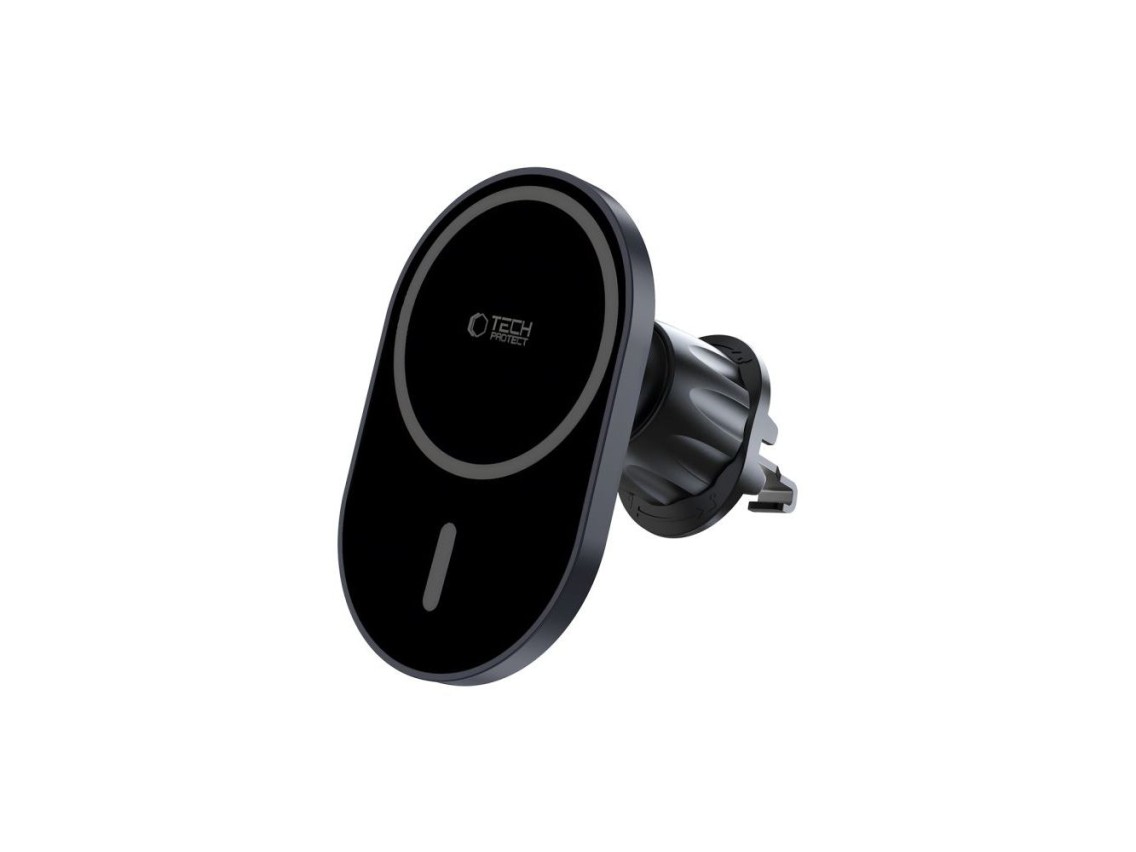 Soporte magnético para coche Tech-Protect mm15W-V6 MagSafe para habitáculo/parabrisas/rejilla de ven