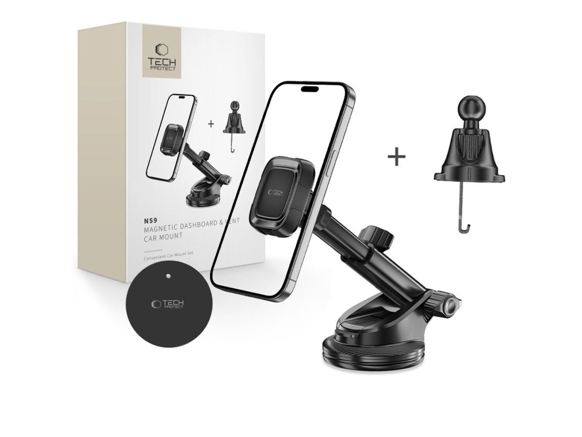 Suporte magnético Tech-Protect N59 - Preto