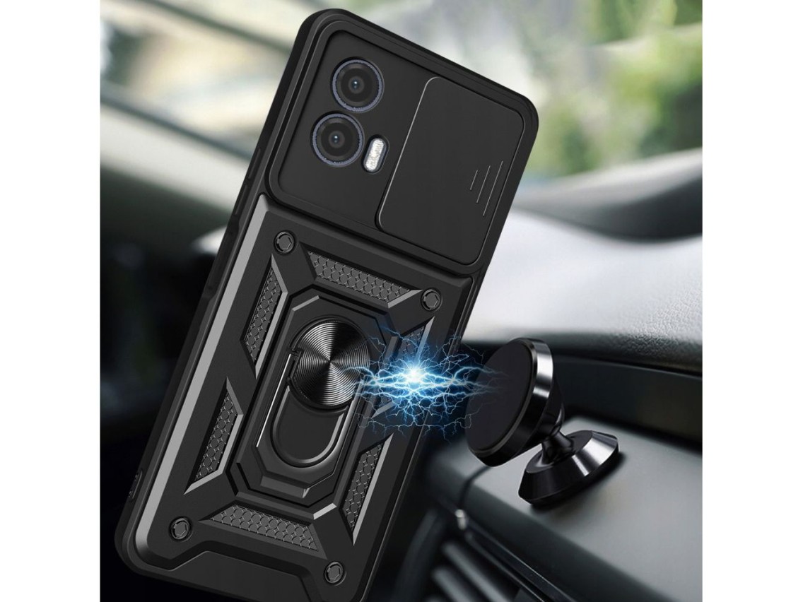 Capa Tech-Protect CamShield Pro para Motorola Moto G73 5G - Preta