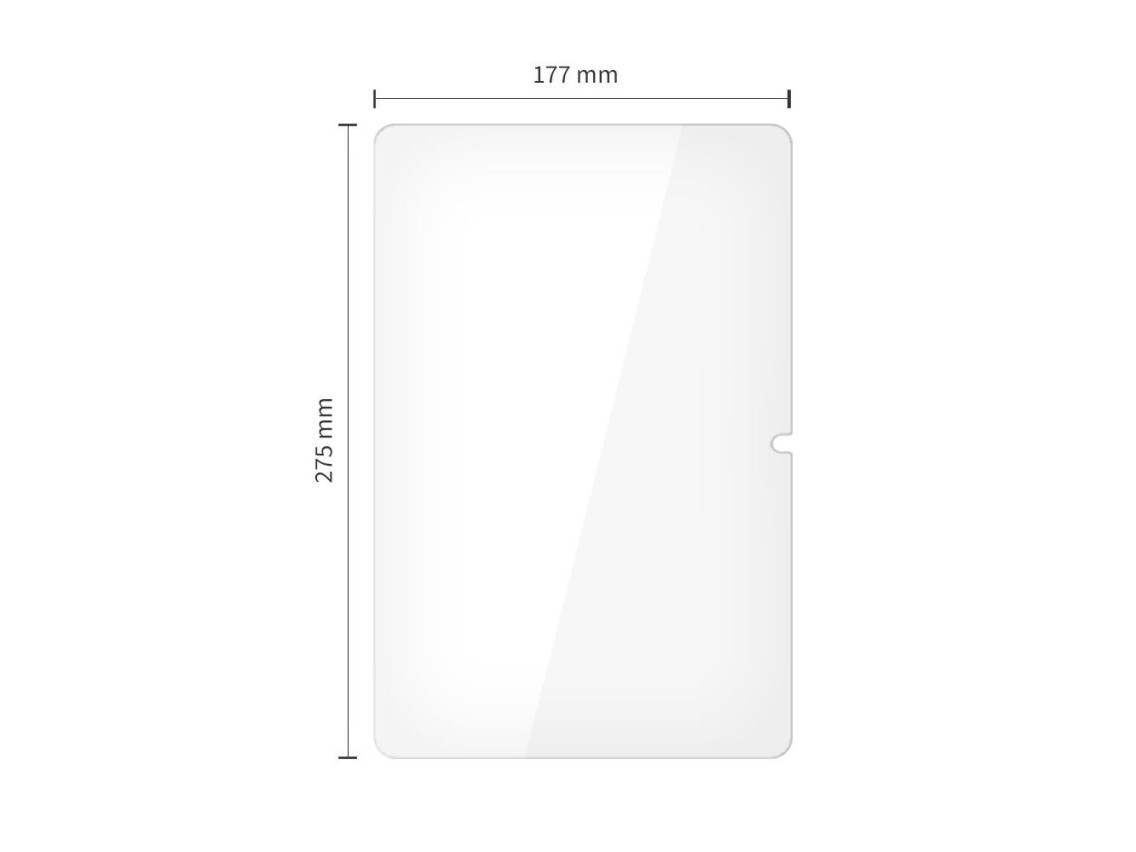Kit com 2 pel�culas de vidro temperado Tech-Protect Glass Fit+ para Xiaomi Redmi Pad Pro / 2 Pro 12.