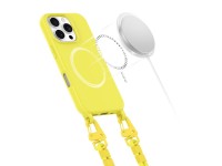 Tech-Protect Magnecklace MagSafe Case for iPhone 16 Pro - Yellow Tech-Protect Magnecklace MagSafe Case for iPhone 16 Pro - Yellow
