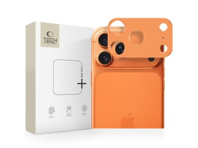 Tech-Protect Camalloy Fit+ Camera Cover for iPhone 17 Pro Max - Orange Tech-Protect Camalloy Fit+ Camera Cover for iPhone 17 Pro Max - Orange