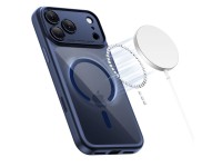 Funda Tech-Protect Magpeak MagSafe CC para iPhone 17 Pro Max - Azul marino transparente