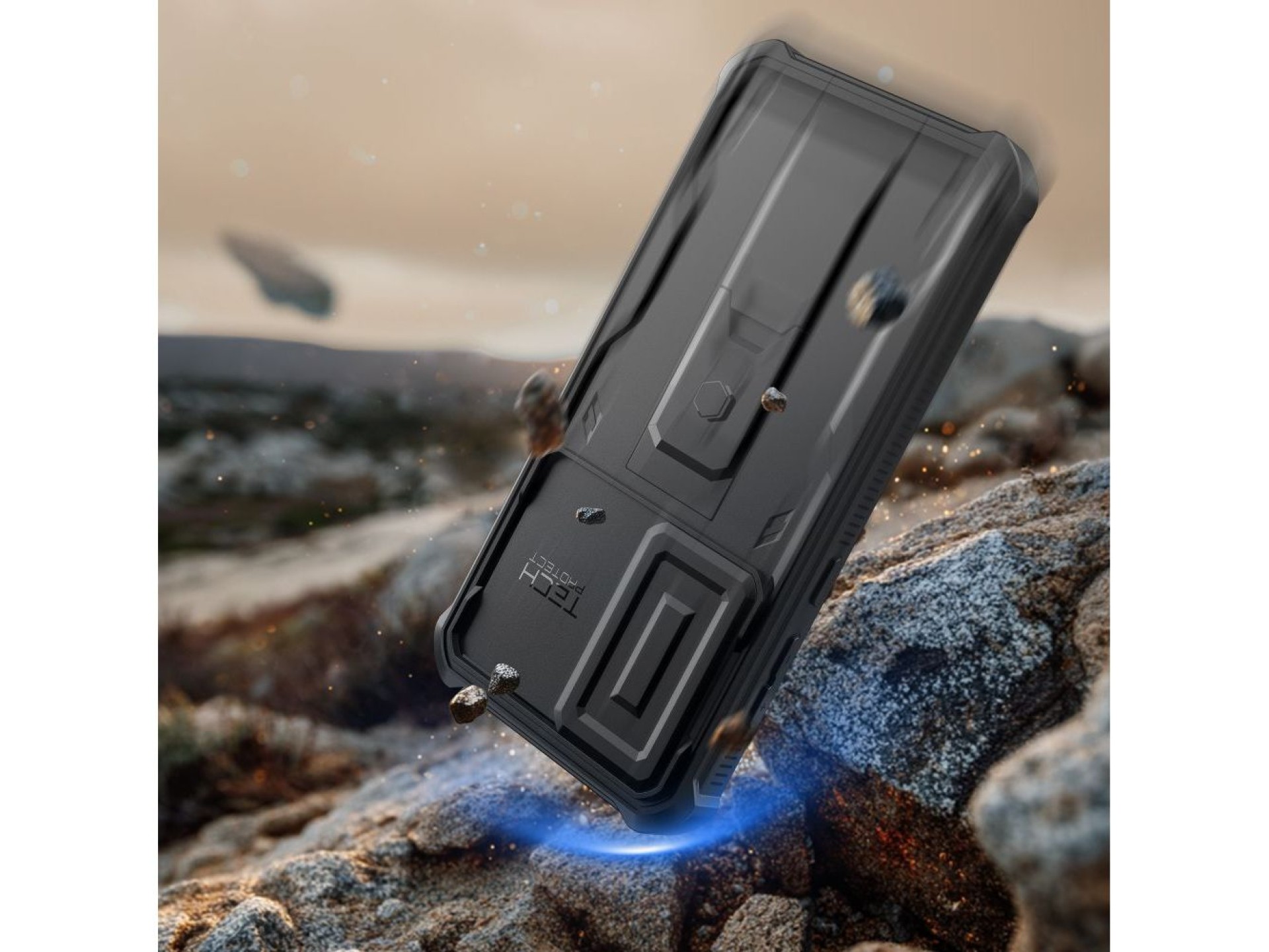 Tech-Protect Kevlar Cam+ Case for Samsung Galaxy S25 FE - Black