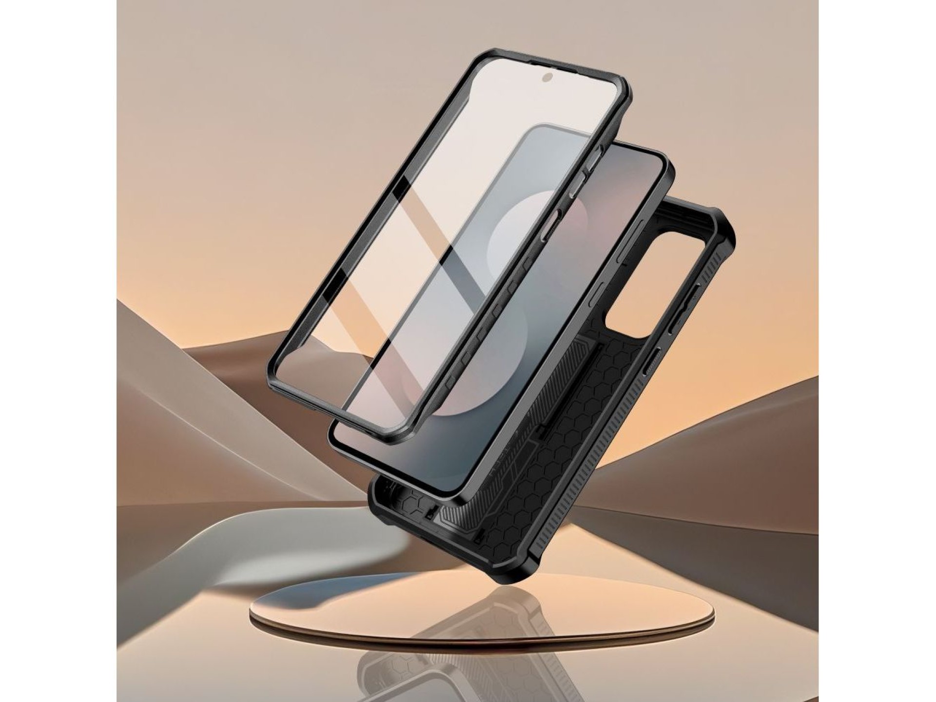 Tech-Protect Kevlar Cam+ Case for Samsung Galaxy S25 FE - Black