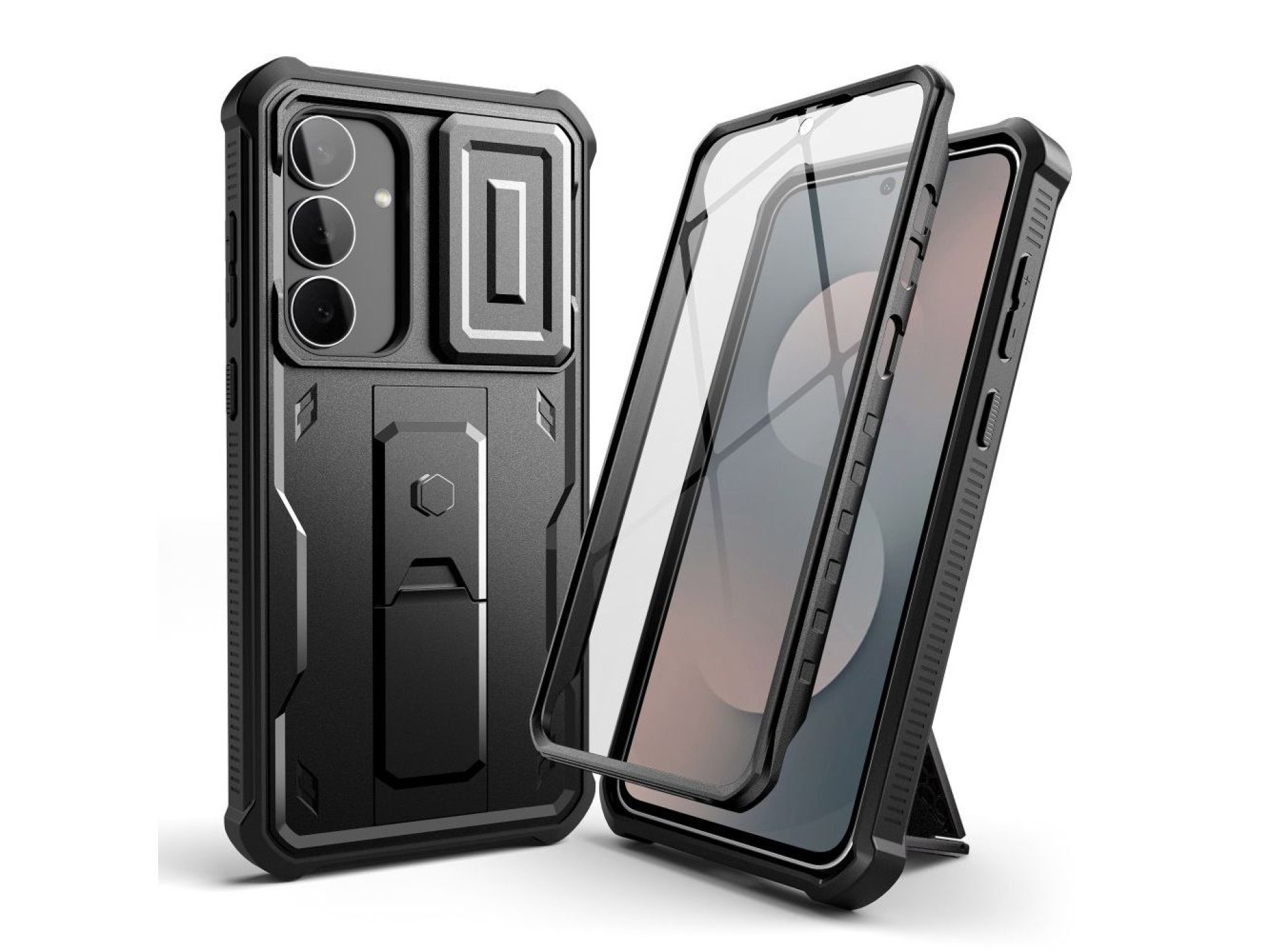 Tech-Protect Kevlar Cam+ Case for Samsung Galaxy S25 FE - Black