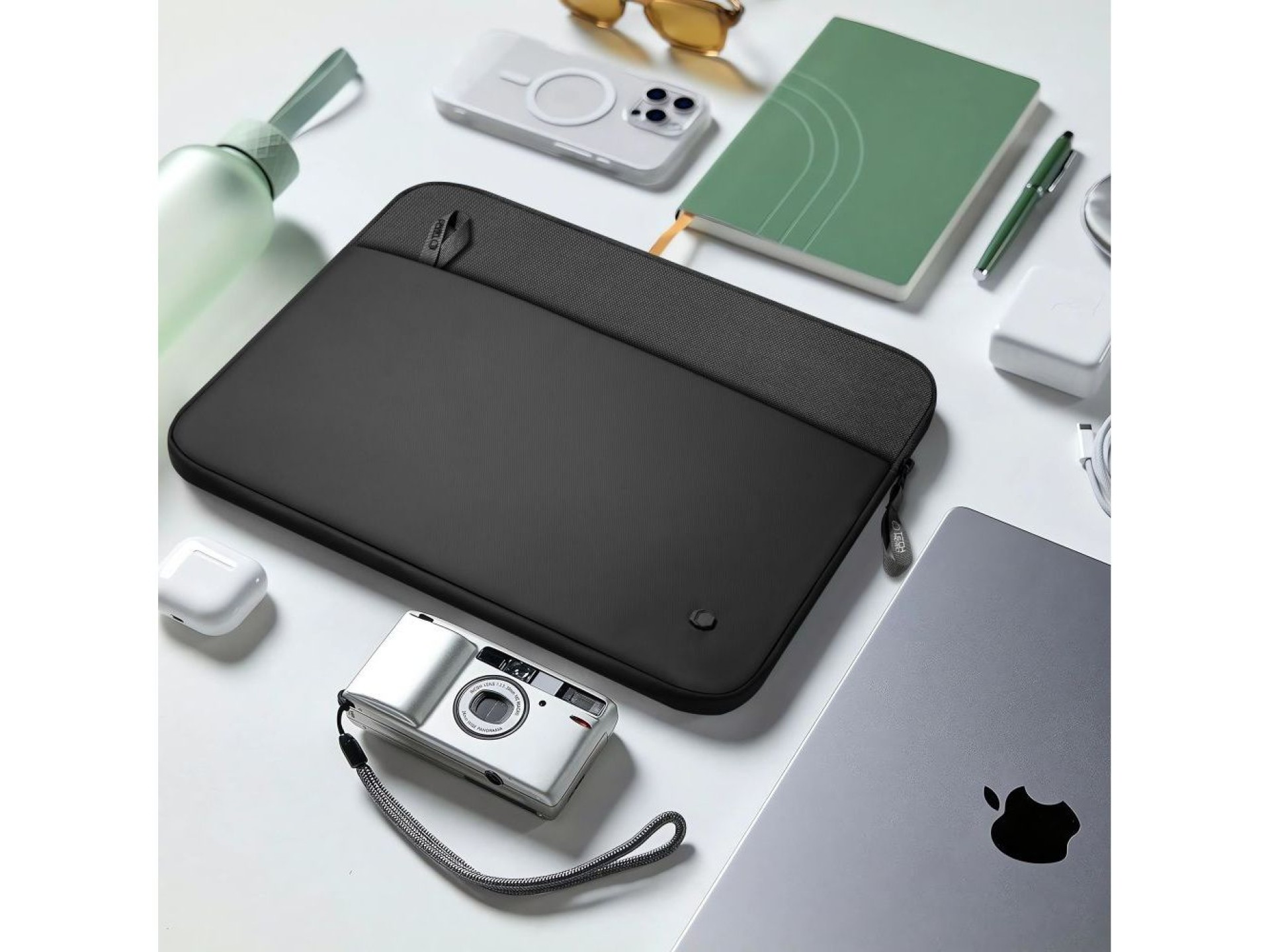 Capa protetora para laptop Tech-Protect de 15 a 16 polegadas - Preta