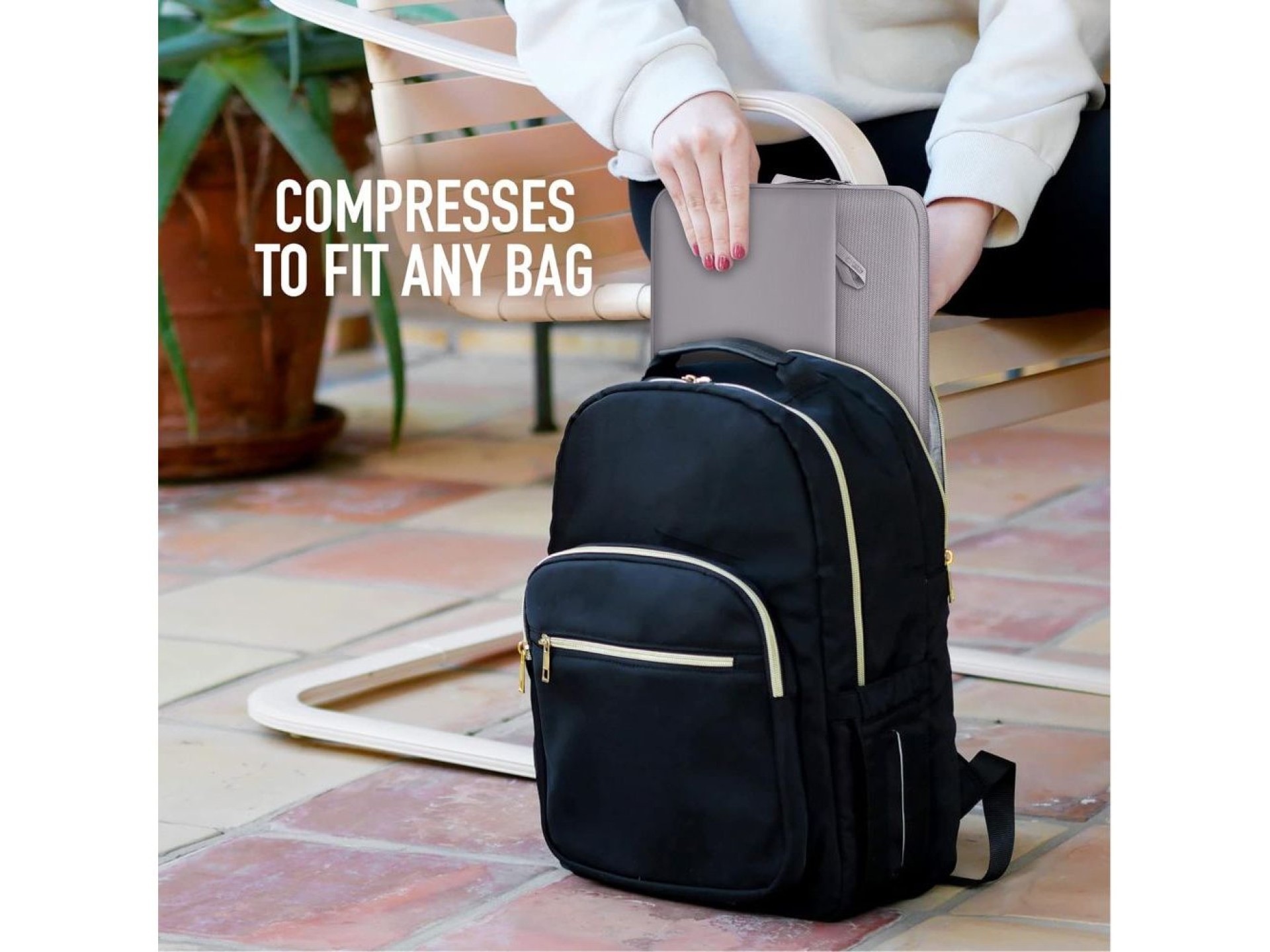 Capa protetora para laptop Tech-Protect de 13 a 14 polegadas - Cinza
