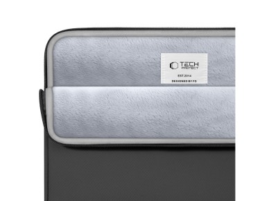 Capa protetora para laptop Tech-Protect de 15 a 16 polegadas - Preta