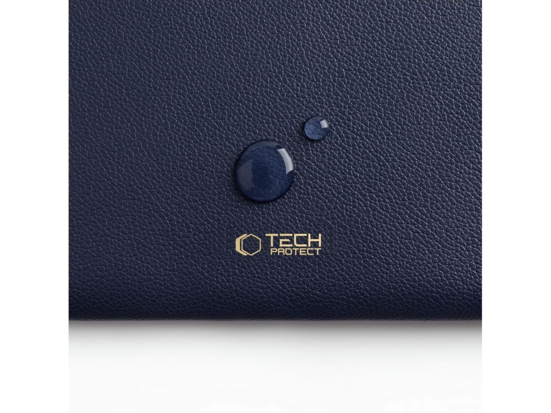 Bolsa para portátil Tech-Protect Fleece de 15-16 pulgadas - Azul marino