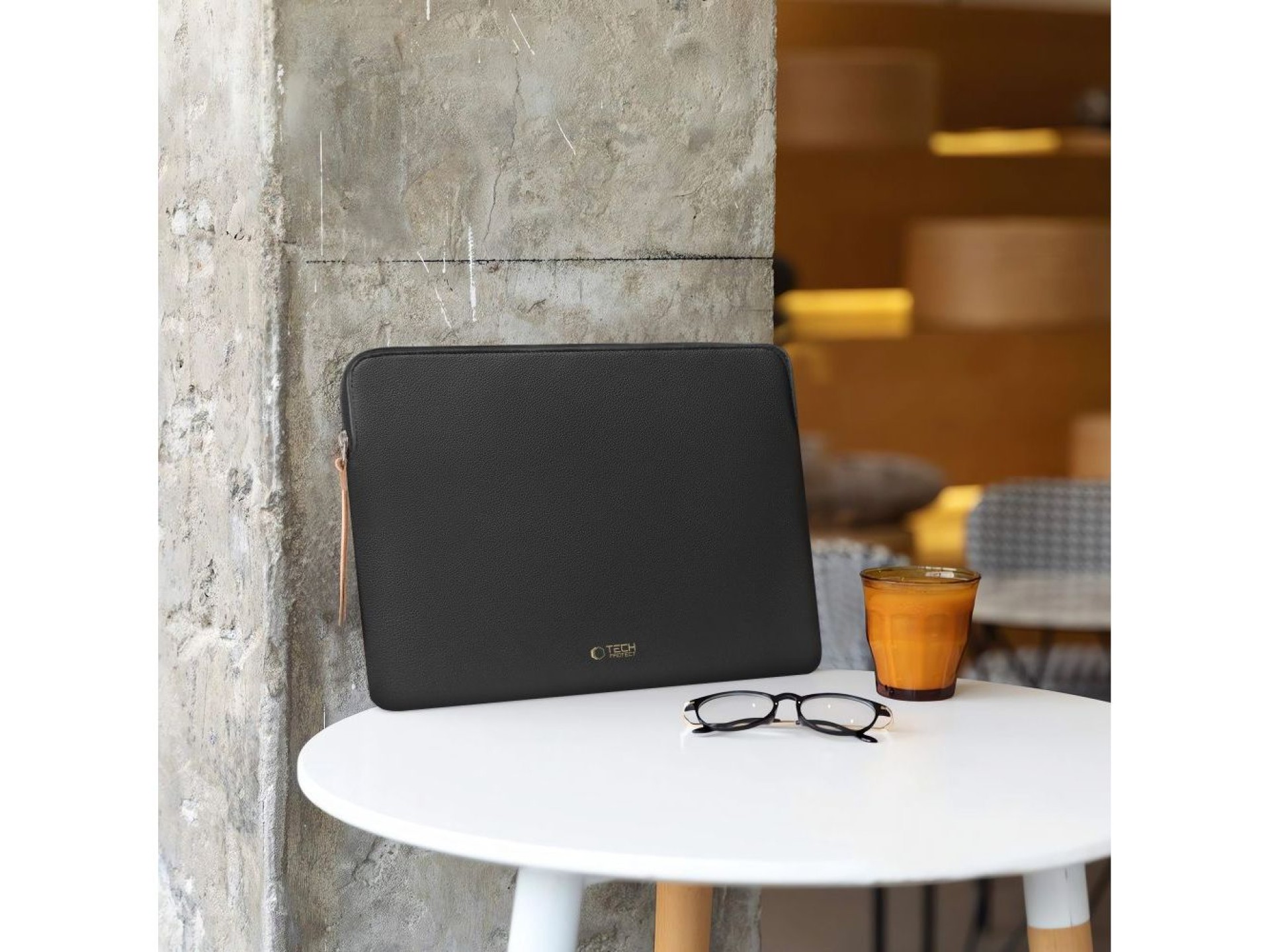 Bolsa para laptop Tech-Protect Fleece 15-16 - Preta