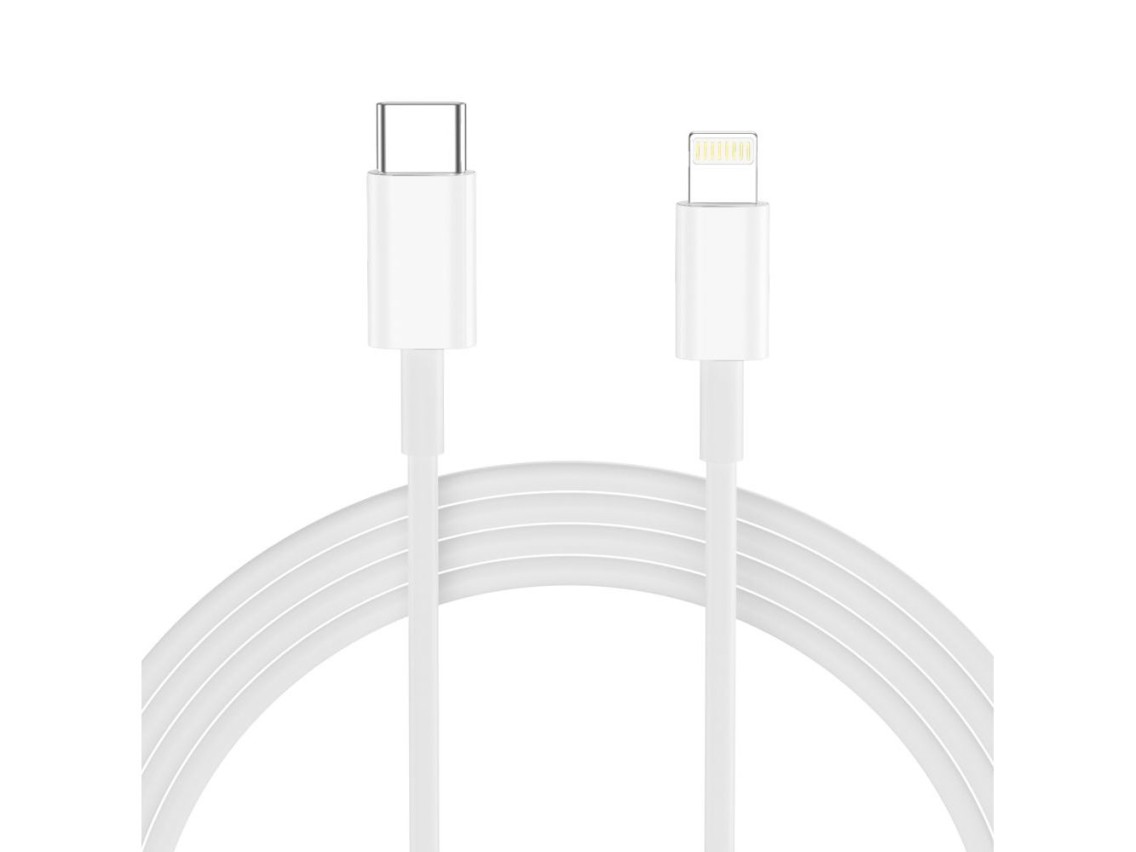 Carregador de parede Tech-Protect NCA20 PD 20W QC3.0 USB-A/USB-C + Cabo USB-C/Lightning de 100 cm -