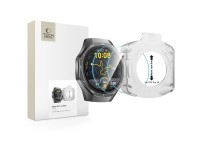 Protector de pantalla de vidrio templado Tech-Protect Easy Set+ (paquete de 2) para Huawei Watch GT 